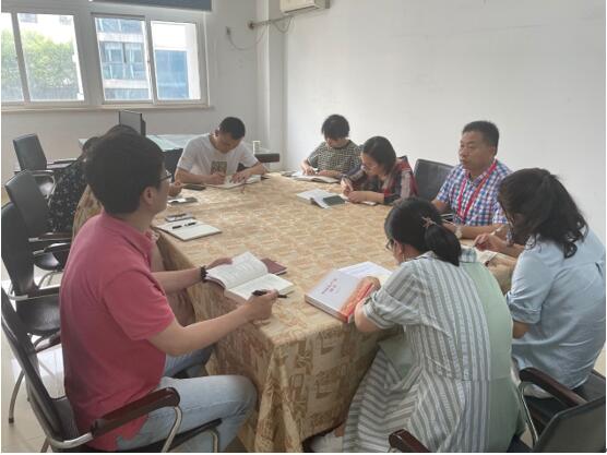 新能源汽车教研室党支部开展党史学习交流活动