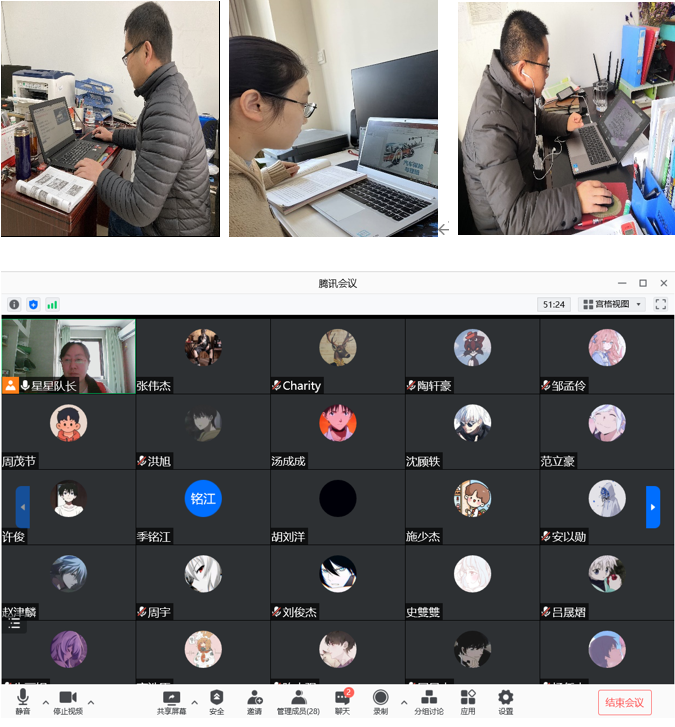 汽车维修教研室全体教师认真做好防疫和线上教学工作