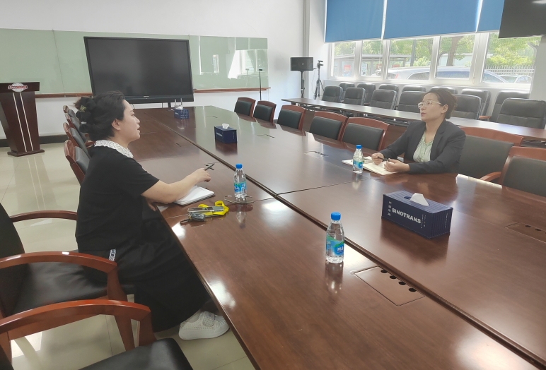 物流管理学院访企拓岗走进中外运，深化校企协同育人